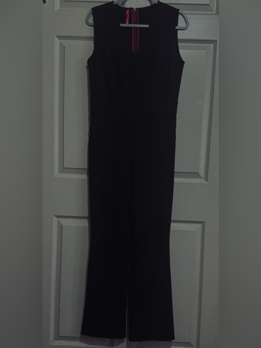 SPANX Black Women’s Sleeveless V-Neck Jumpsuit, Medium. NWOT